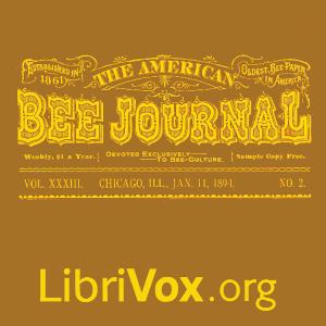 American Bee Journal, Vol. XXXIII, No. 2, Jan 1894 cover