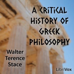 Critical History of Greek Philosophy cover