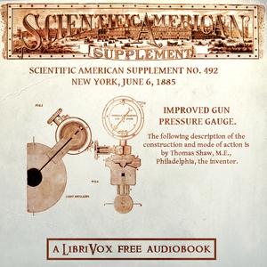 Scientific American Supplement, No. 492, June 6, 1885 cover