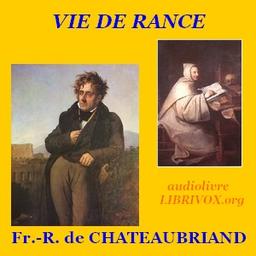 Vie de Rancé  by François-René de Chateaubriand cover
