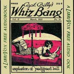 Captain Billy's Whiz Bang, Vol. 2, No. 18, March, 1921 cover
