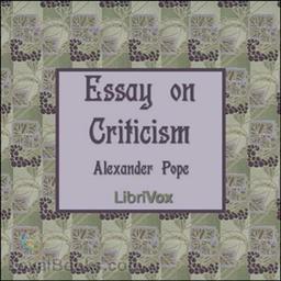An Essay on Criticism cover