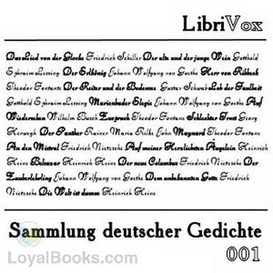 Sammlung deutscher Gedichte cover