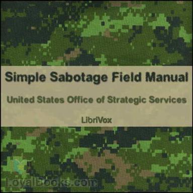Simple Sabotage Field Manual cover