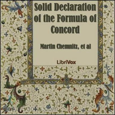 Solid Declaration of the Formula of Concord cover