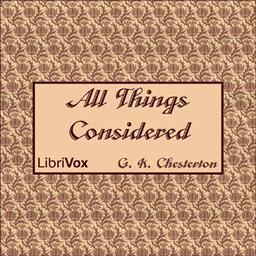 All Things Considered  by G. K. Chesterton cover