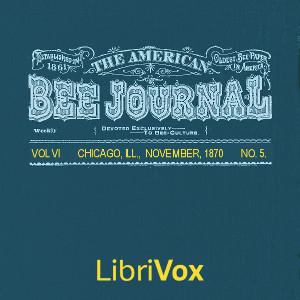 American Bee Journal, Vol. VI. No. 5, Nov 1870 cover