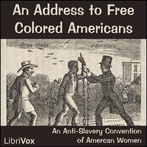 Address to Free Colored Americans cover