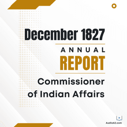 Annual Report of the Commissioner of Indian Affairs, December 1827 cover
