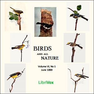 Birds and All Nature, Vol. VI, No 1, June 1899 cover