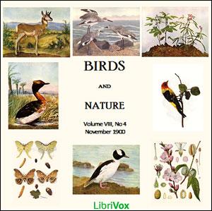 Birds and Nature, Vol. VIII, No 4, November 1900 cover