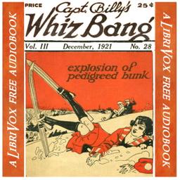 Captain Billy's Whiz Bang, Vol. 3, No. 28, December, 1921 cover