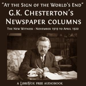 G.K. Chesterton's Newspaper Columns: The New Witness - November 1919 to April 1920 cover