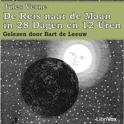 Reis naar de Maan in 28 Dagen en 12 Uren  by Jules Verne cover
