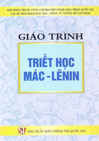 Giáo trình triết học Mac - LêNin cover