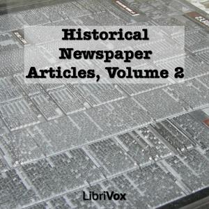 Historical Newspaper Articles, Volume 2 cover