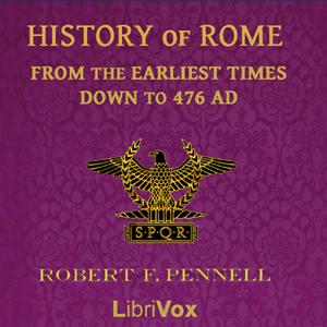 History of Rome from the Earliest times down to 476 AD cover