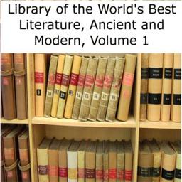 Library of the World's Best Literature, Ancient and Modern, volume 01 cover