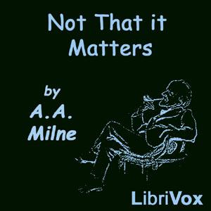 Not That It Matters cover