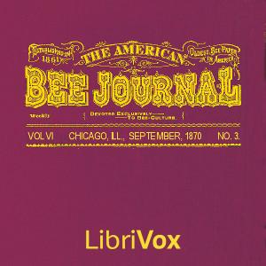 American Bee Journal, Vol. VI. No. 3, Sept 1870 cover