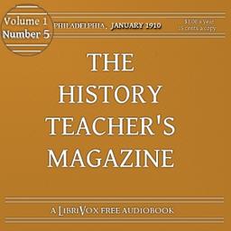 History Teacher's Magazine, Vol. I, No. 5, January 1910 cover