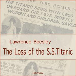 Loss of the S. S. Titanic cover