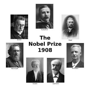 Nobel Prize in 1908 cover