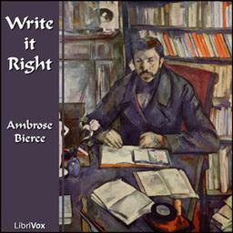 Write it Right  by Ambrose Bierce cover