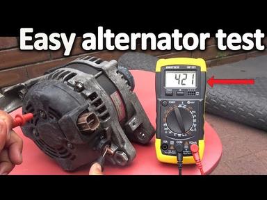 How to Test an Alternator  ( Testing the Voltage Regulator, Diode rectifier and Stator) cover
