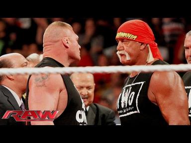 Brock Lesnar crashes Hulk Hogan's birthday celebration: Raw, Aug. 11, 2014 cover