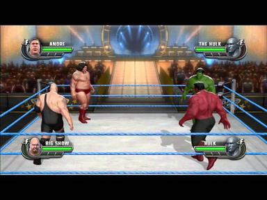 WWE All Stars !!! André Le Géant Vs  Hulk Vs The Big Show Vs Rulk In A Fatal 4 Way Match cover