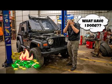 OH NO!!!  5 Things About Buying a Used Jeep TJ Wrangler // What to look at for your next purchase cover