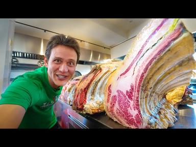 World’s Best Steak!! 🥩 INSANE DINO RIBEYE  - Meet The KING of Beef!! | El Capricho, Spain cover
