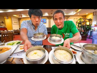 Head-Sized DUMPLINGS!! 🥟 Chinese FOOD TOUR with Mike Chen!! cover