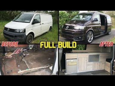 Complete Camper Van Build Start to finish Conversion cover