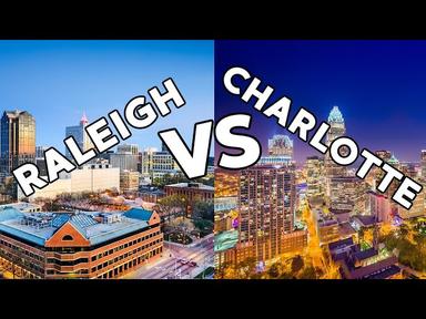 Raleigh NC VS Charlotte NC - WHO WINS? cover