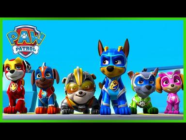 Mighty Pups Stop a Rocket Ship Lighthouse and More! | PAW Patrol | Cartoons for Kids Compilation cover