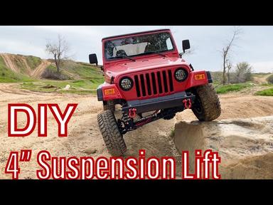 Jeep Wrangler Tj - DIY 4” Suspension Lift Kit Installation Guide : Skyjacker Off-road Build cover