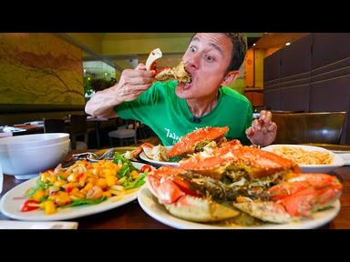 Garlic Noodles DUNGENESS CRAB!! 🦀 TOP SECRET Family Recipe - San Francisco Crab Tour!! cover