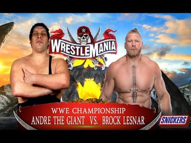 WWE 2K22 MyDreamMatch - Andre The Giant vs Brock Lesnar #1 cover