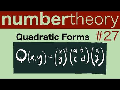 Quadratic Forms -- Number Theory 27 cover