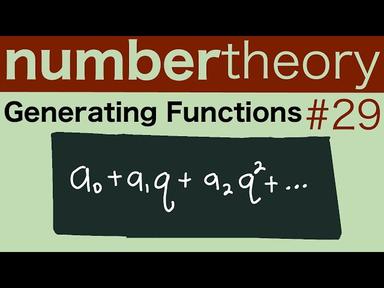 Generating Functions -- Number Theory 29 cover