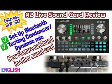 Live Sound Card A2 - All buttons Detailed Review, Testing & Set Up (English) cover