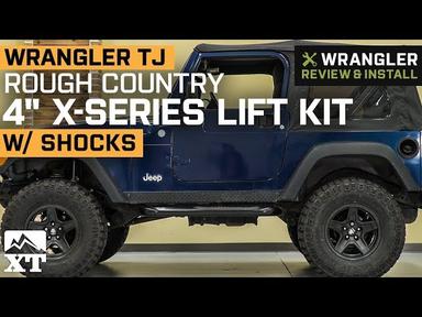 Jeep Wrangler TJ Rough Country 4" X-Series Lift Kit w/ Shocks (1997-2006) Review & Install cover