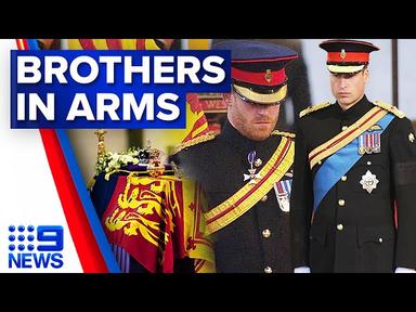 Prince Harry given permission to wear military uniform at Queen’s vigil | 9 News Australia cover