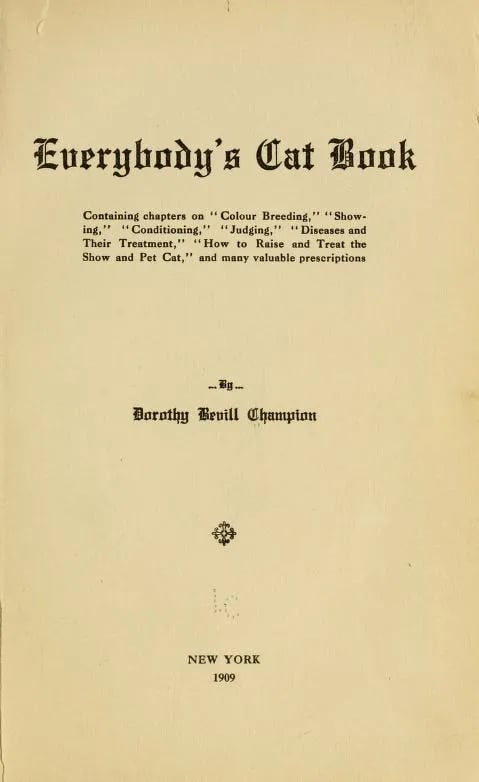 Everybody's Cat Book