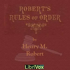 Robert's Rules of Order